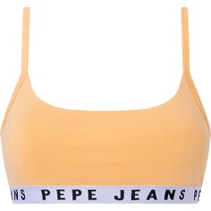 Бюстгальтер Pepe Jeans Solid Stripes Bra, оранжевый