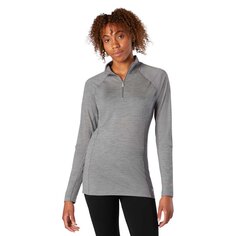 Футболка с длинным рукавом Smartwool Classic All-Season Merino 1/4 Zip, серый