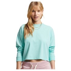 Футболка с длинным рукавом Superdry Vintage Crop, зеленый