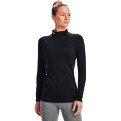 Футболка с длинным рукавом Under Armour ColdGear Authentics Mockneck, черный