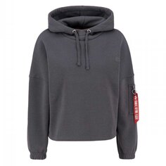 Худи Alpha Industries X-Fit Label Os, серый