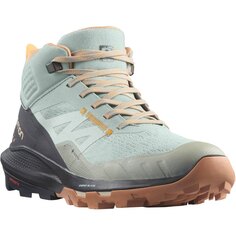 Походные ботинки Salomon OUTpulse Mid Goretex, зеленый