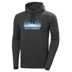 Худи Helly Hansen Nord Graphic, черный