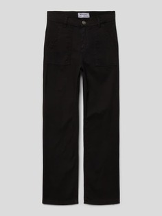 Тканевые брюки с карманами Blue Effect, черный