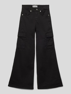 Тканевые брюки с накладными карманами Blue Effect, черный