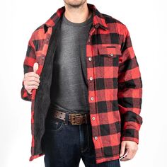 Мужская фланелевая куртка-рубашка на подкладке из шерпы Sonoma Goods For Life