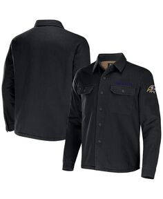 Мужская коллекция nfl x darius rucker by black baltimore ravens холщовая куртка-рубашка на пуговицах Fanatics, черный