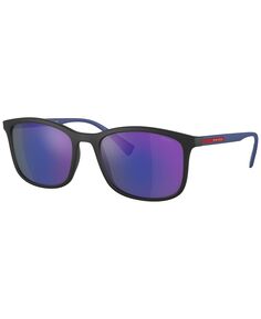 Мужские солнцезащитные очки lifestyle 56, ps 01ts56-z PRADA LINEA ROSSA, мульти