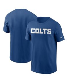 Мужская футболка с надписью Royal Indianapolis Colts Team Nike