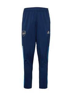 Зауженные тренировочные брюки Adidas Arsenal Presentation, синий/темно-синий