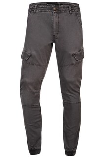 Обычные брюки-карго INDICODE JEANS, серый