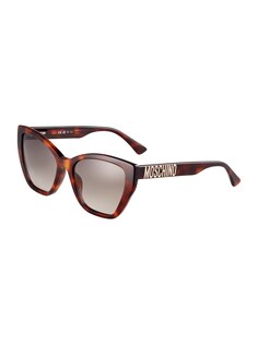 Солнечные очки Moschino, коричневый/коньяк
