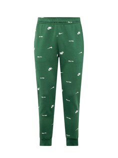 Зауженные брюки Nike Sportswear CLUB, зеленый