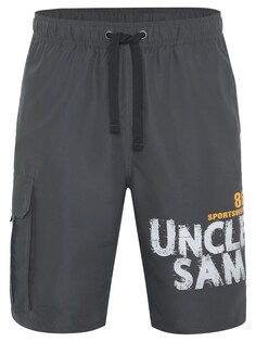 Обычные брюки Uncle Sam, темно-серый