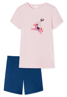 Пижамы Schiesser, синий/розовый