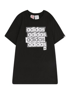 Рубашка для выступлений Adidas Lin Repeat, черный