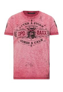 Футболка Cipo &amp; Baxx, розовый