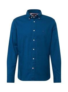 Рубашка на пуговицах стандартного кроя Tommy Hilfiger, синий