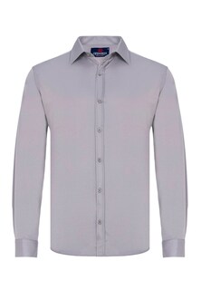 Рубашка на пуговицах стандартного кроя Cipo &amp; Baxx, серый