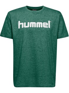 Футболка Hummel, пестрый зеленый
