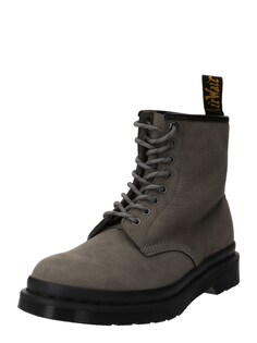 Ботильоны на шнуровке Dr. Martens 1460, серо-коричневый