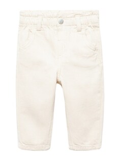Обычные джинсы MANGO KIDS, натуральный белый