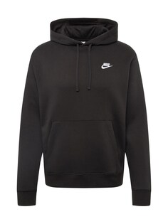Спортивная толстовка стандартного кроя Nike Sportswear Club Fleece, черный