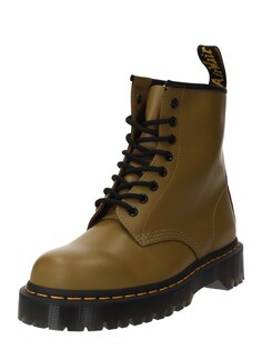 Ботильоны на шнуровке Dr. Martens 1460 Bex, оливковое