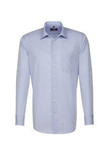 Деловая рубашка стандартного кроя Seidensticker, светло-синий