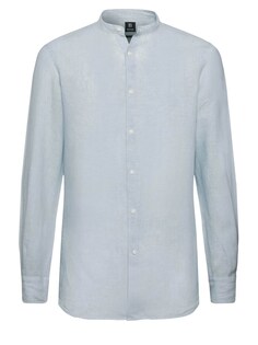 Рубашка на пуговицах стандартного кроя Boggi Milano, дымчатый синий