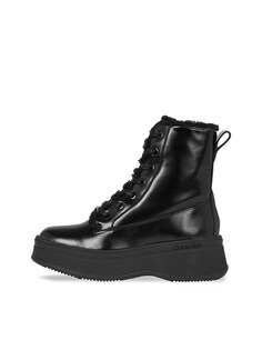 Ботинки на шнуровке Calvin Klein, черный