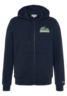 Толстовка на молнии Lacoste, ночной синий