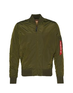 Межсезонная куртка Alpha Industries MA-1 TT, темно-зеленый