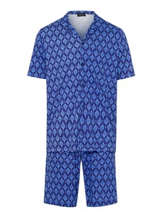 Короткая пижама Hanro Night &amp; Day, королевский синий
