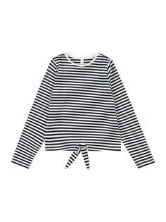 Рубашка Vero Moda Girl Sille Alma, темно-синий/белый