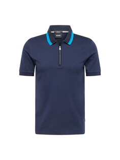 Рубашка BOSS Black Polston 33, синий/темно-синий
