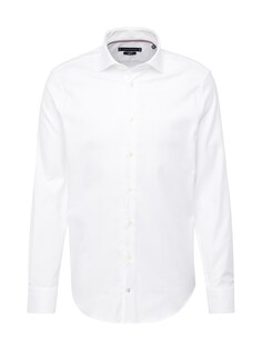Рубашка узкого кроя на пуговицах Tommy Hilfiger Tailored, белый