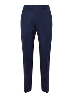 Обычные плиссированные брюки Karl Lagerfeld, темно-синий
