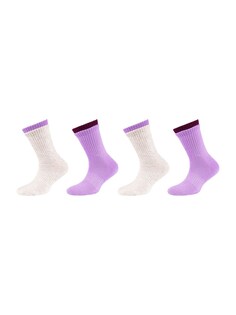 Носки S.Oliver, светло-бежевый/фиолетовый