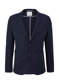 Пиджак стандартного кроя S.Oliver, темно-синий