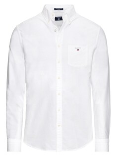 Рубашка на пуговицах стандартного кроя Gant, белый