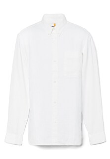 Рубашка на пуговицах стандартного кроя Timberland, белый