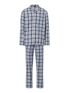 Длинная пижама Hanro Cozy Comfort, синий