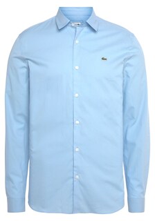 Деловая рубашка стандартного кроя Lacoste, светло-синий