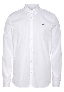 Деловая рубашка стандартного кроя Lacoste, белый