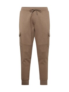 Зауженные брюки-карго Polo Ralph Lauren, серо-коричневый