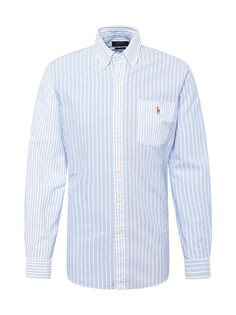 Рубашка на пуговицах стандартного кроя Polo Ralph Lauren, светло-синий