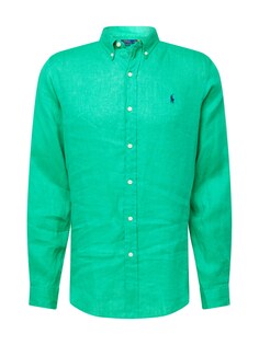 Рубашка узкого кроя на пуговицах Polo Ralph Lauren, зеленый