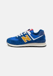 Низкие кроссовки 574 UNISEX New Balance, темно-синий/золотой