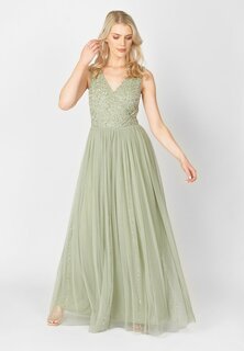 Вечернее платье EMBELLISHED BEAUUT, шалфейно-зеленый